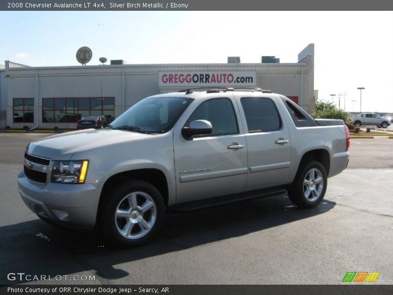 Silver Birch Metallic / Ebony 2008 Chevrolet Avalanche LT 4x4