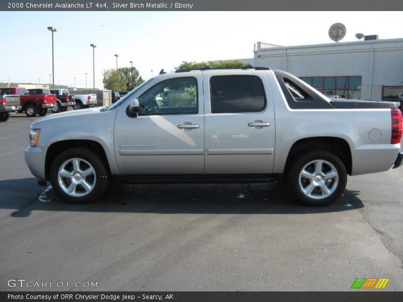 Silver Birch Metallic / Ebony 2008 Chevrolet Avalanche LT 4x4