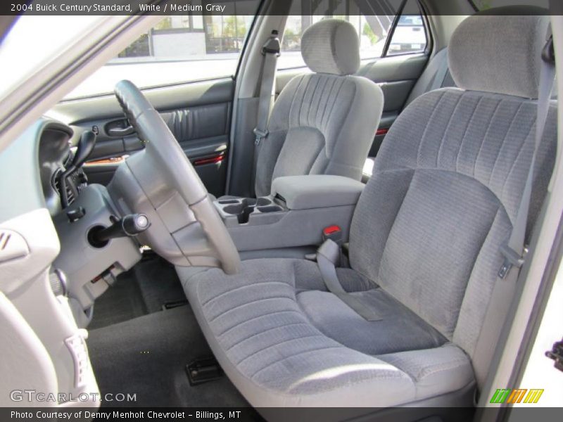 White / Medium Gray 2004 Buick Century Standard