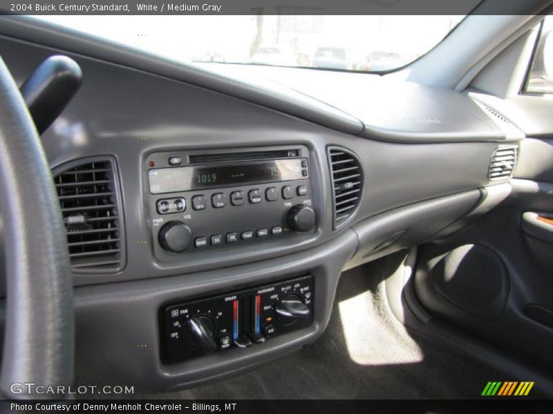 White / Medium Gray 2004 Buick Century Standard