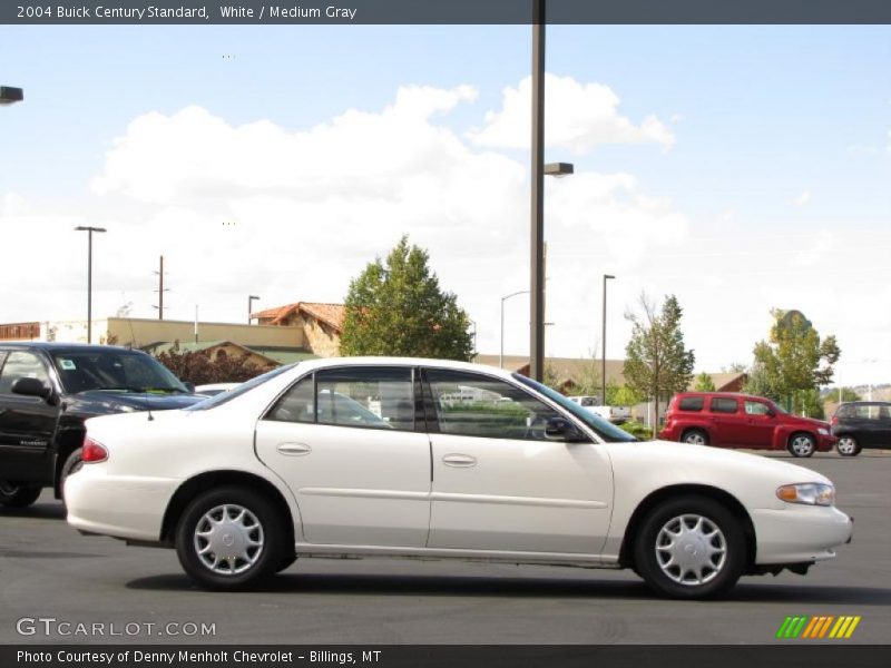 White / Medium Gray 2004 Buick Century Standard