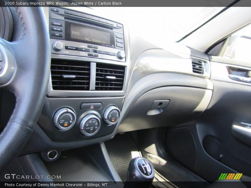 Aspen White / Carbon Black 2008 Subaru Impreza WRX Wagon