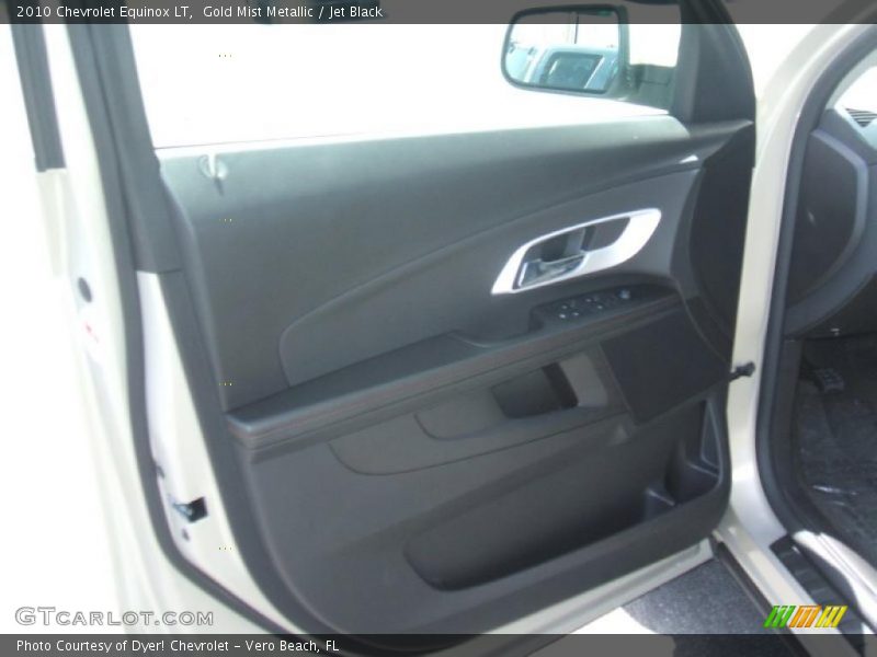 Gold Mist Metallic / Jet Black 2010 Chevrolet Equinox LT