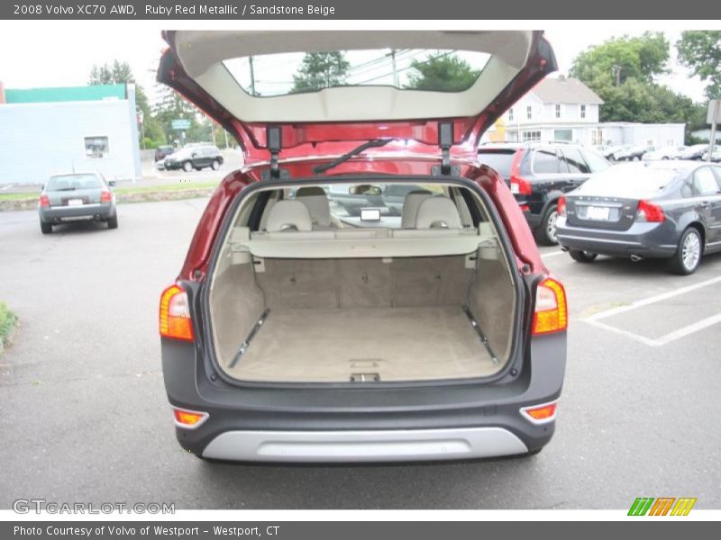 Ruby Red Metallic / Sandstone Beige 2008 Volvo XC70 AWD