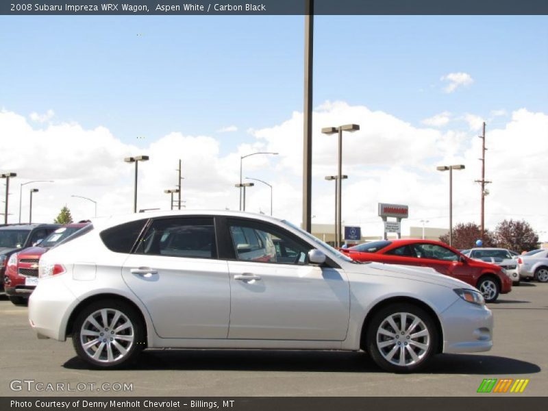 Aspen White / Carbon Black 2008 Subaru Impreza WRX Wagon