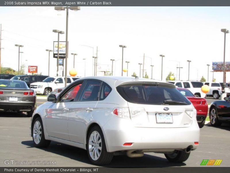 Aspen White / Carbon Black 2008 Subaru Impreza WRX Wagon