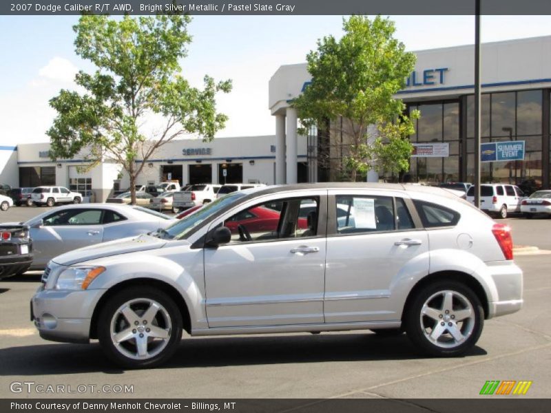 Bright Silver Metallic / Pastel Slate Gray 2007 Dodge Caliber R/T AWD