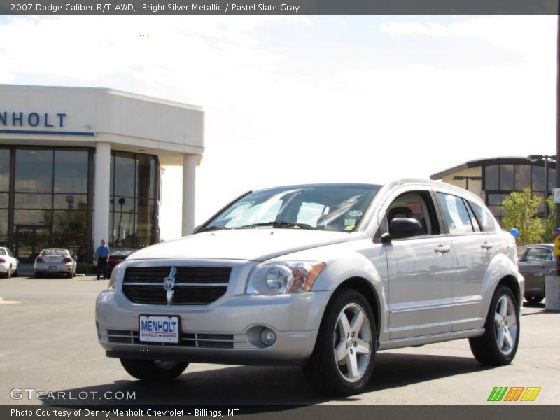 Bright Silver Metallic / Pastel Slate Gray 2007 Dodge Caliber R/T AWD