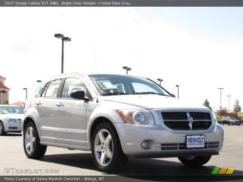Bright Silver Metallic / Pastel Slate Gray 2007 Dodge Caliber R/T AWD