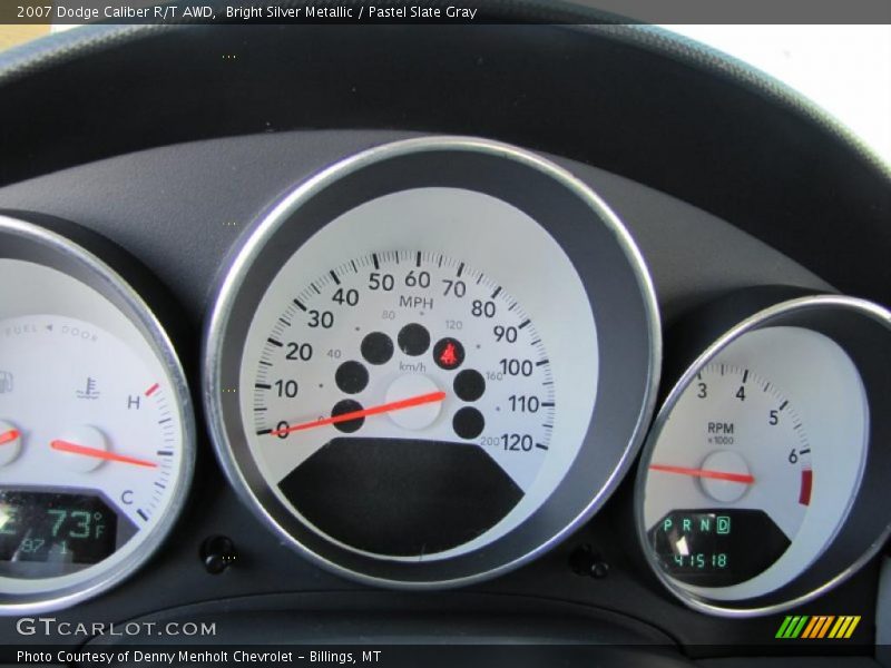 Bright Silver Metallic / Pastel Slate Gray 2007 Dodge Caliber R/T AWD