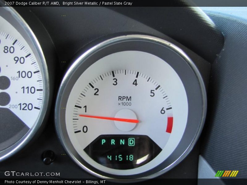Bright Silver Metallic / Pastel Slate Gray 2007 Dodge Caliber R/T AWD