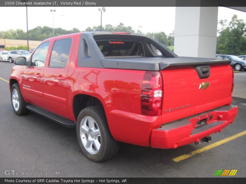 Victory Red / Ebony 2009 Chevrolet Avalanche LT