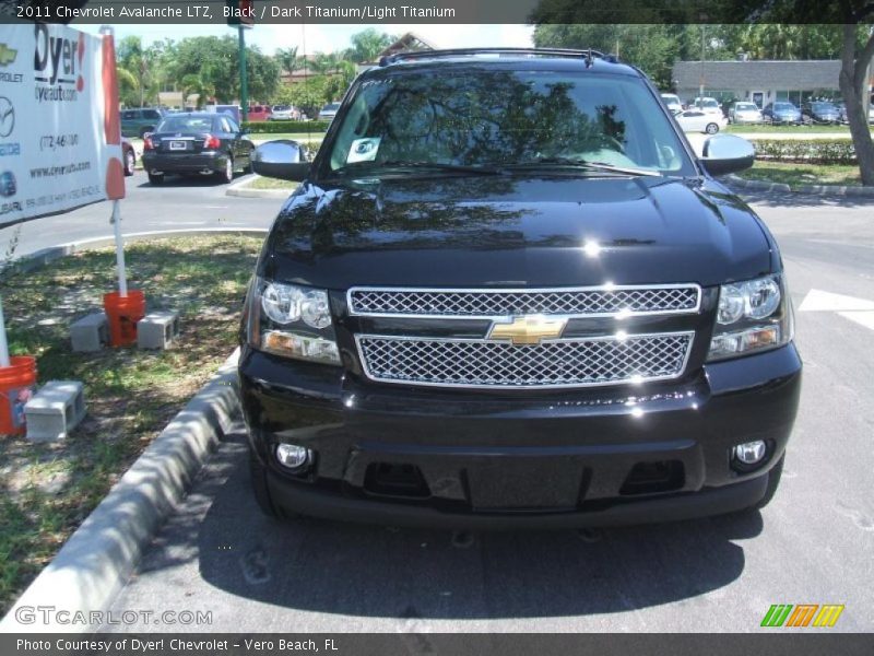 Black / Dark Titanium/Light Titanium 2011 Chevrolet Avalanche LTZ