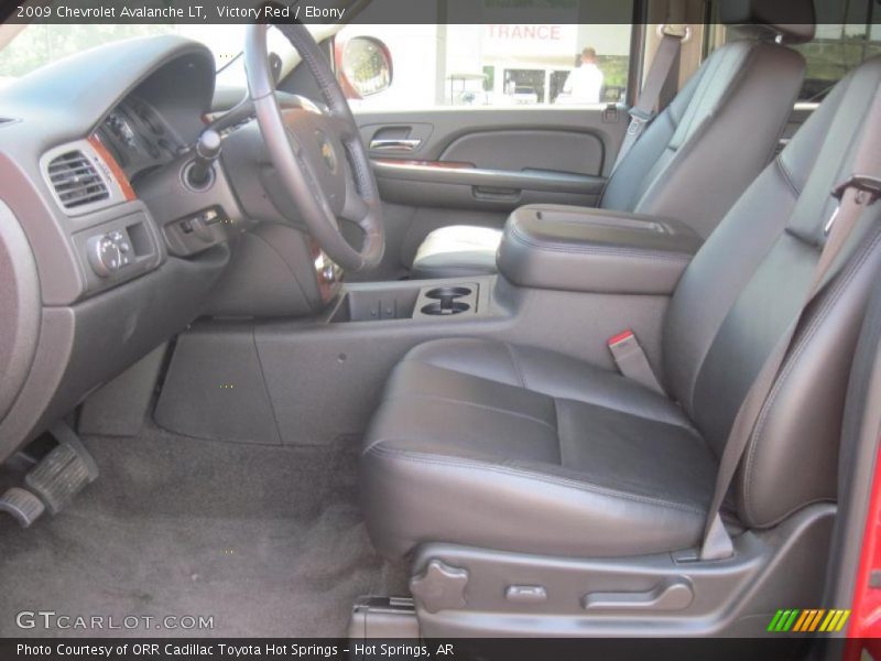 Victory Red / Ebony 2009 Chevrolet Avalanche LT