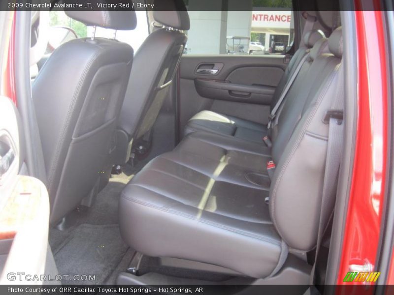 Victory Red / Ebony 2009 Chevrolet Avalanche LT