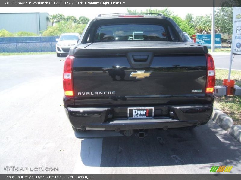 Black / Dark Titanium/Light Titanium 2011 Chevrolet Avalanche LTZ