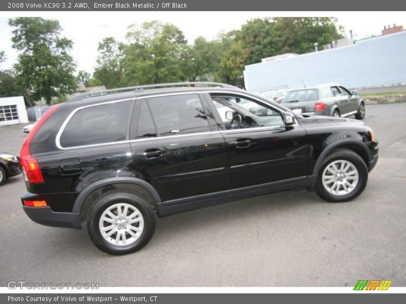 Ember Black Metallic / Off Black 2008 Volvo XC90 3.2 AWD