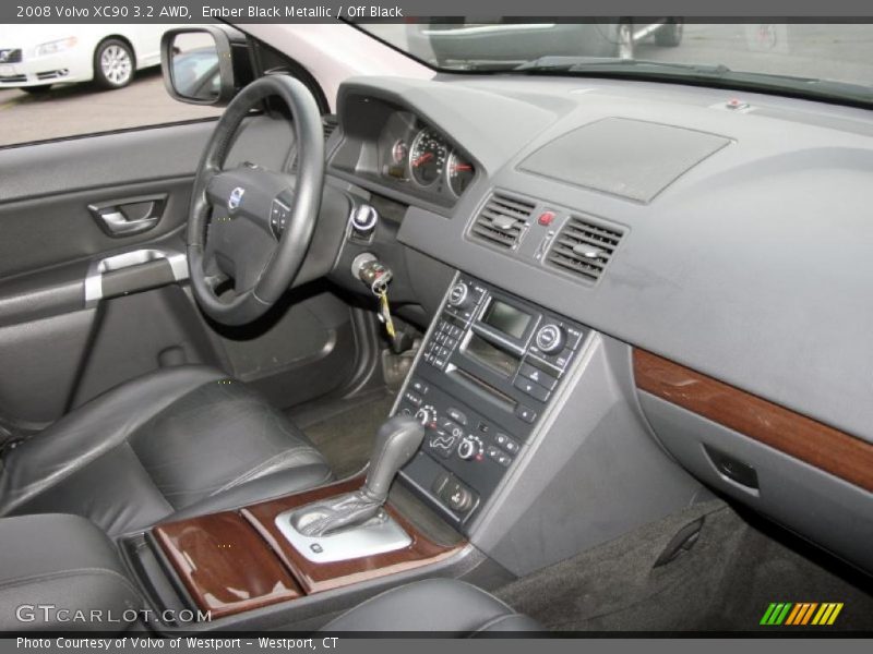 Ember Black Metallic / Off Black 2008 Volvo XC90 3.2 AWD