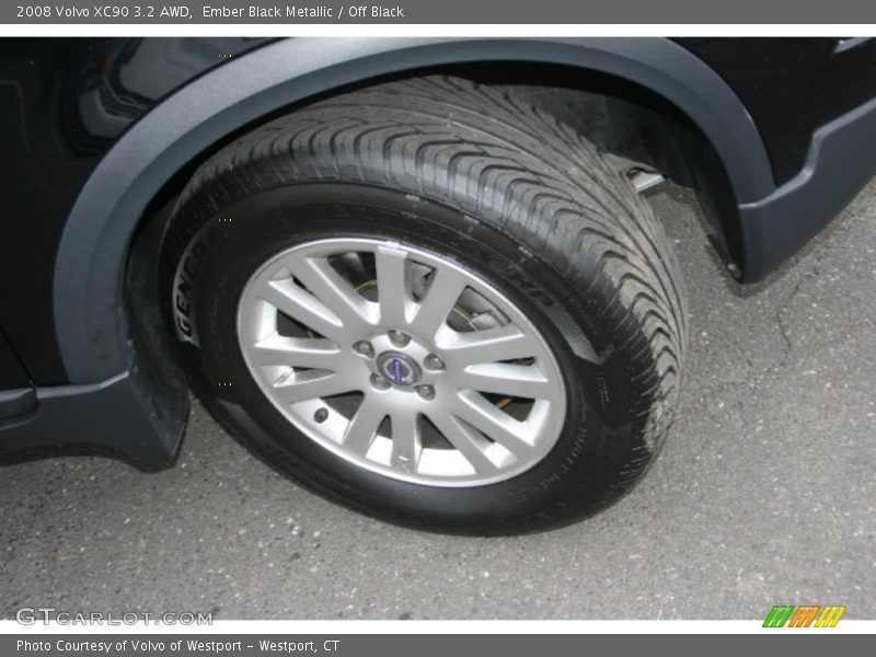 Ember Black Metallic / Off Black 2008 Volvo XC90 3.2 AWD
