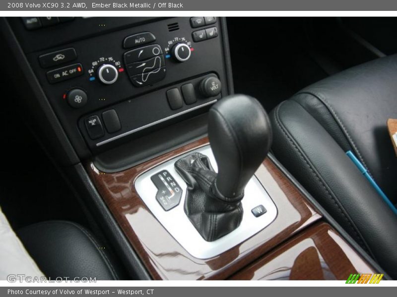 Ember Black Metallic / Off Black 2008 Volvo XC90 3.2 AWD