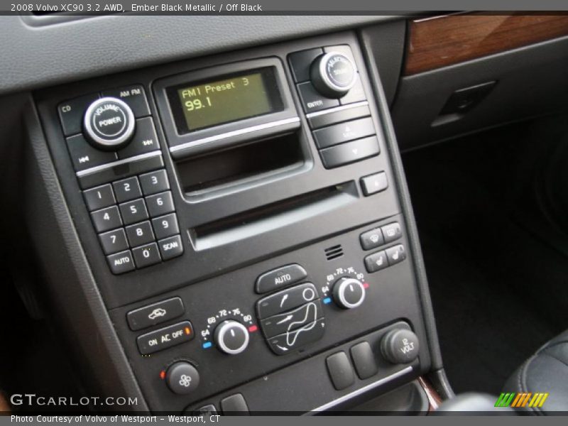 Ember Black Metallic / Off Black 2008 Volvo XC90 3.2 AWD