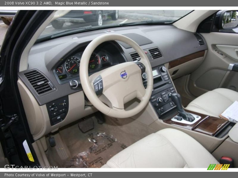 Magic Blue Metallic / Sandstone 2008 Volvo XC90 3.2 AWD