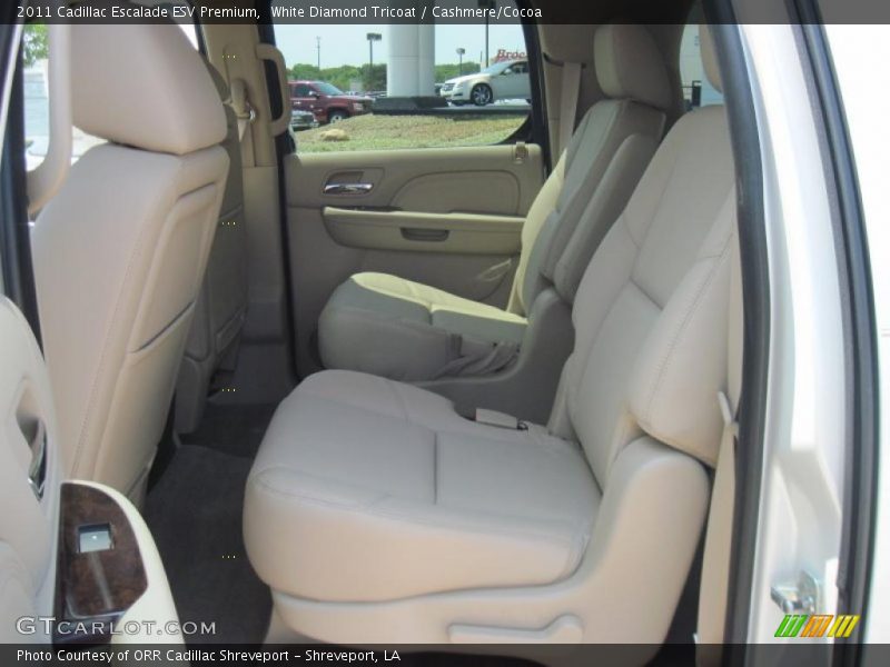 White Diamond Tricoat / Cashmere/Cocoa 2011 Cadillac Escalade ESV Premium