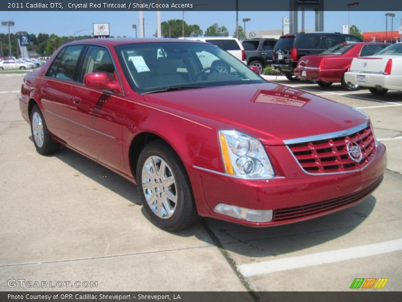 Crystal Red Tintcoat / Shale/Cocoa Accents 2011 Cadillac DTS