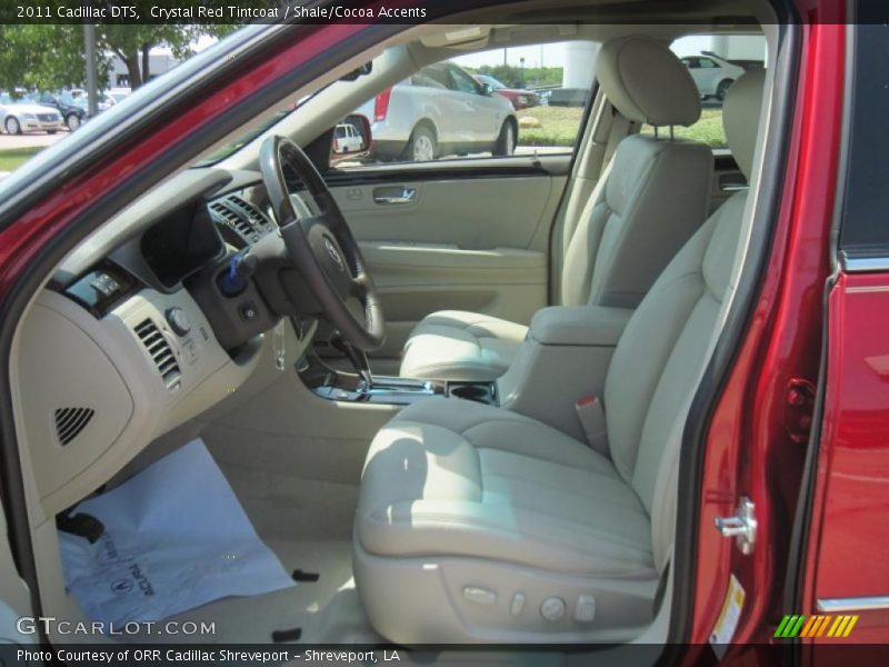 Crystal Red Tintcoat / Shale/Cocoa Accents 2011 Cadillac DTS