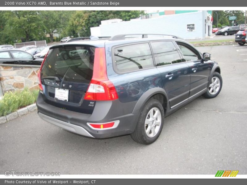 Barents Blue Metallic / Sandstone Beige 2008 Volvo XC70 AWD