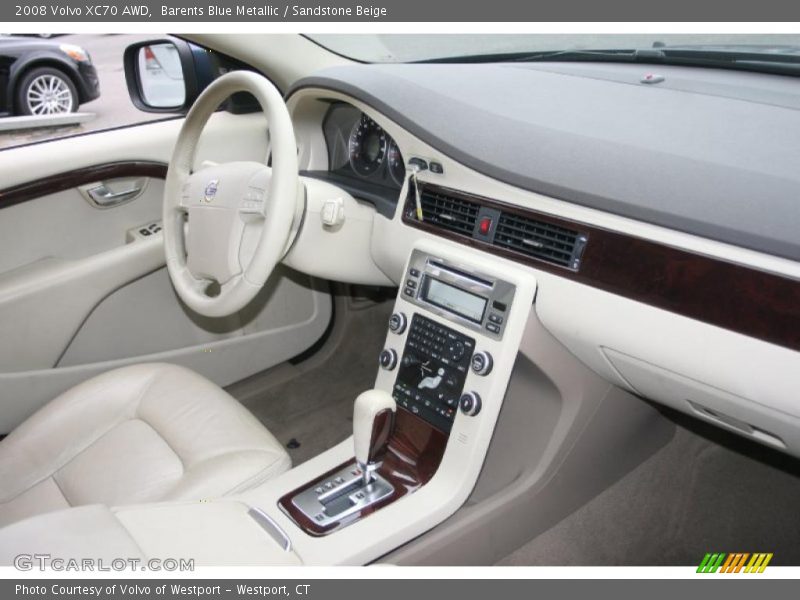 Barents Blue Metallic / Sandstone Beige 2008 Volvo XC70 AWD