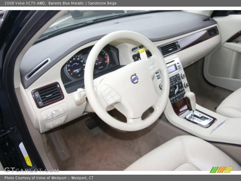 Barents Blue Metallic / Sandstone Beige 2008 Volvo XC70 AWD