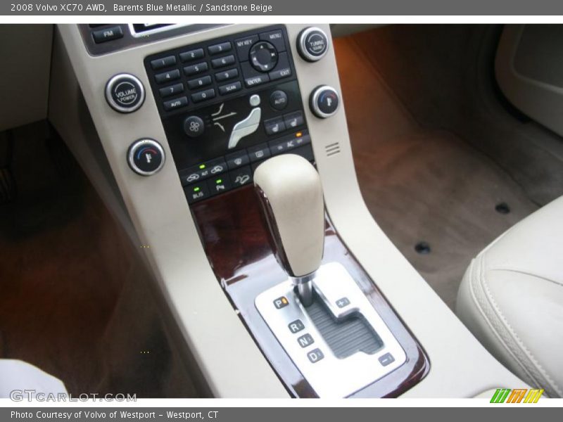 Barents Blue Metallic / Sandstone Beige 2008 Volvo XC70 AWD