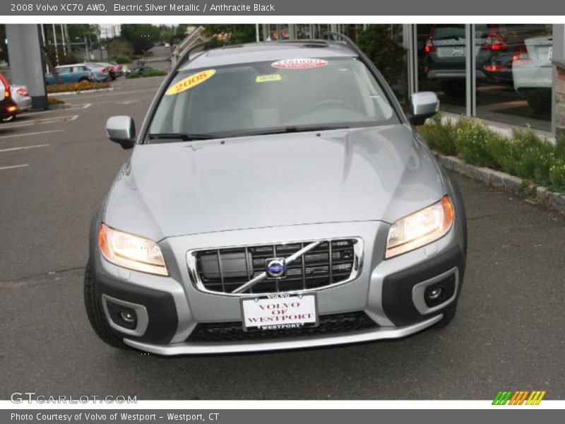 Electric Silver Metallic / Anthracite Black 2008 Volvo XC70 AWD