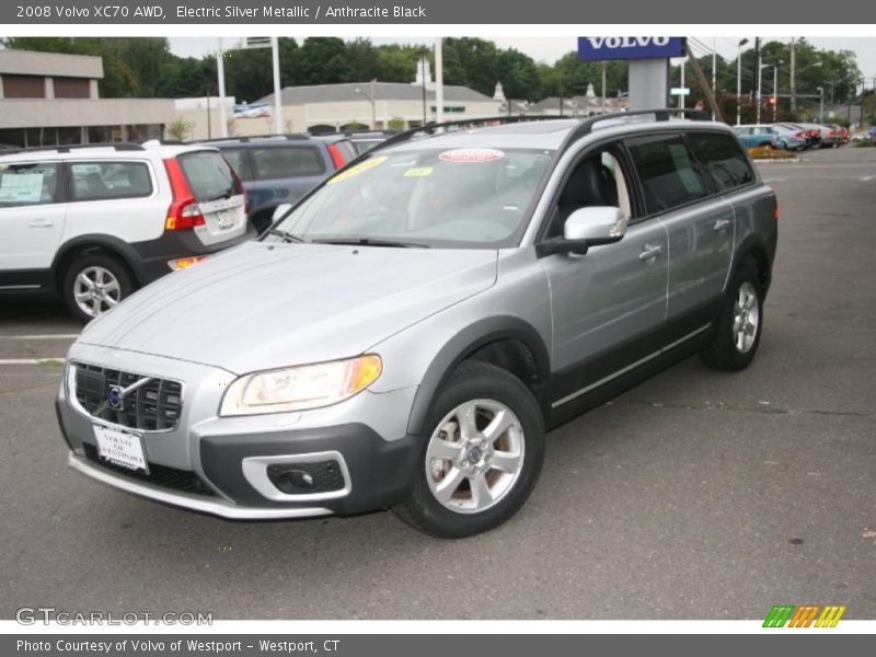 Electric Silver Metallic / Anthracite Black 2008 Volvo XC70 AWD