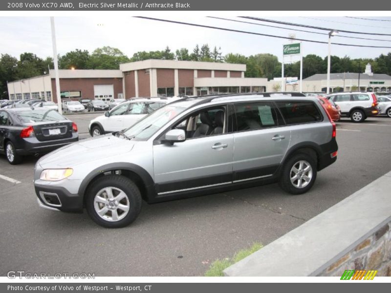 Electric Silver Metallic / Anthracite Black 2008 Volvo XC70 AWD