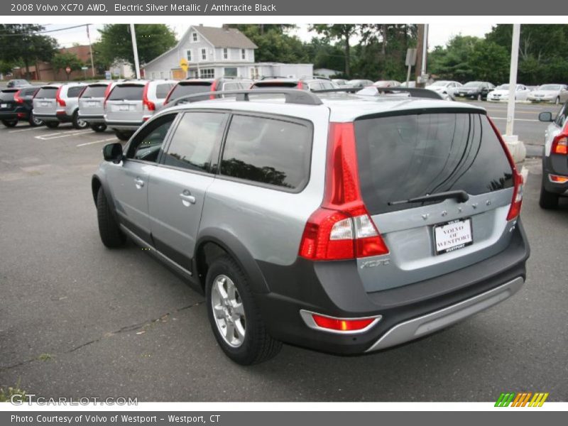 Electric Silver Metallic / Anthracite Black 2008 Volvo XC70 AWD