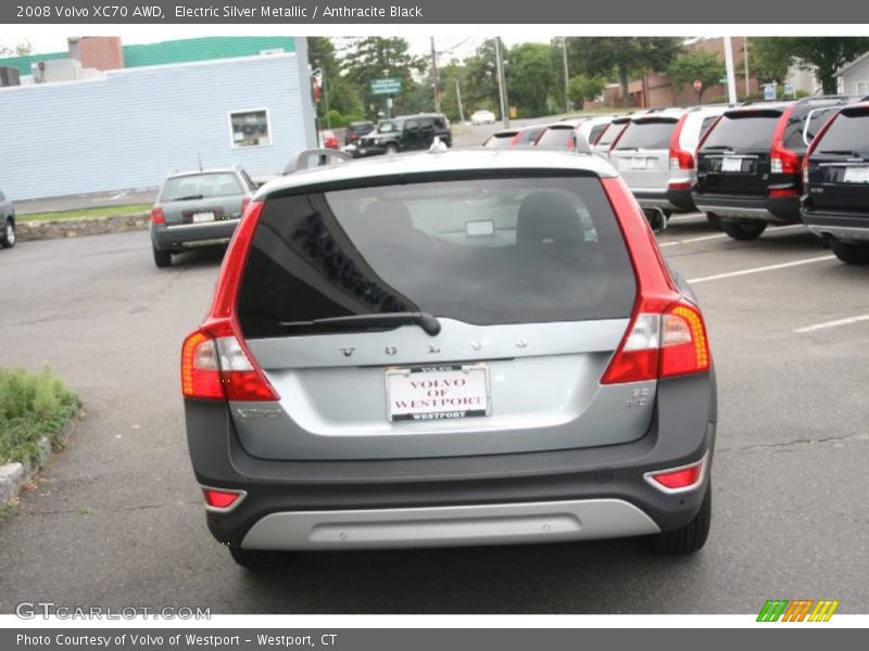 Electric Silver Metallic / Anthracite Black 2008 Volvo XC70 AWD