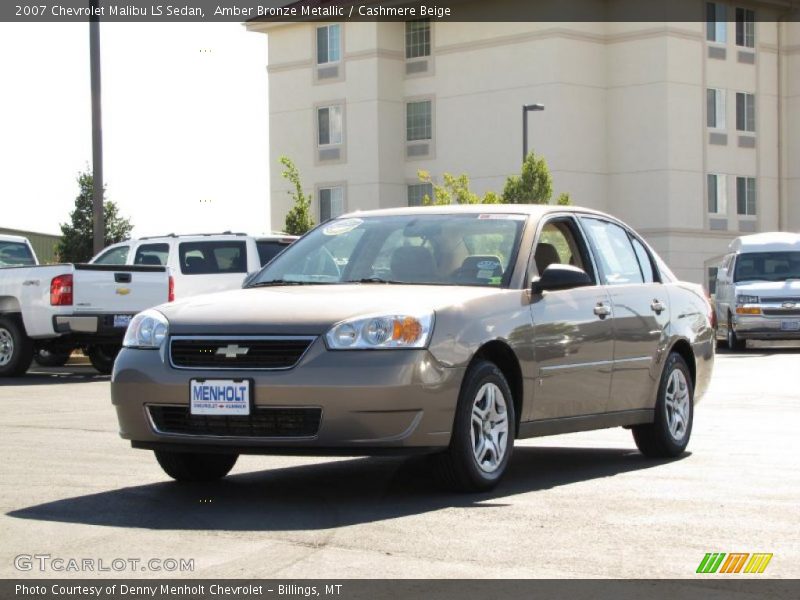 Amber Bronze Metallic / Cashmere Beige 2007 Chevrolet Malibu LS Sedan