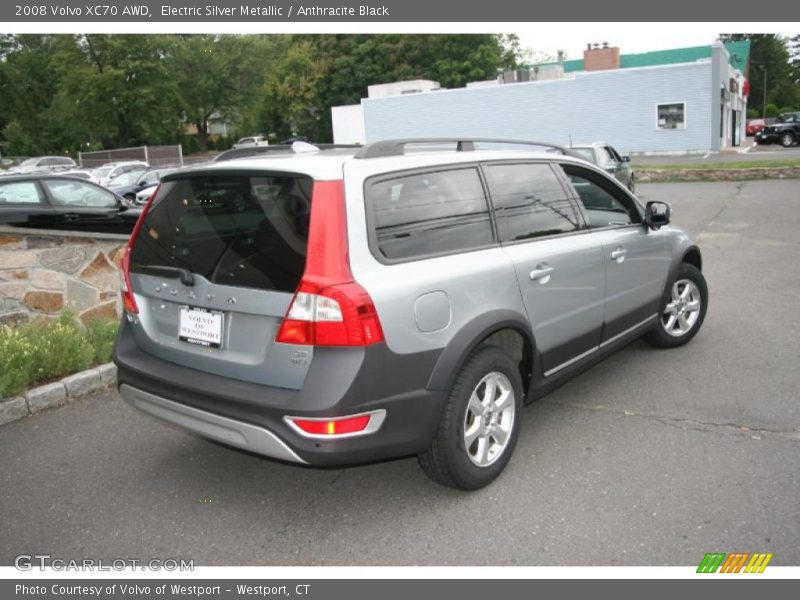 Electric Silver Metallic / Anthracite Black 2008 Volvo XC70 AWD