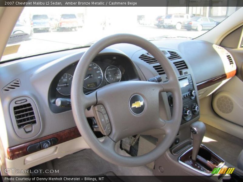 Amber Bronze Metallic / Cashmere Beige 2007 Chevrolet Malibu LS Sedan