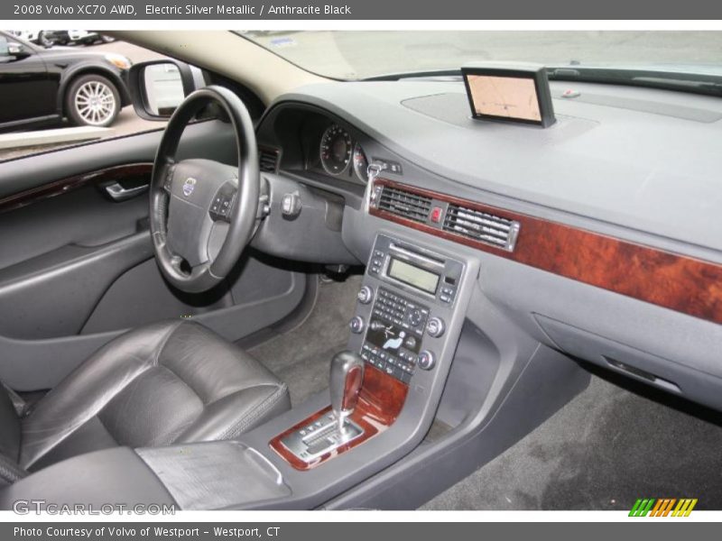 Electric Silver Metallic / Anthracite Black 2008 Volvo XC70 AWD