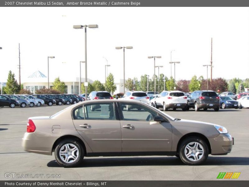 Amber Bronze Metallic / Cashmere Beige 2007 Chevrolet Malibu LS Sedan