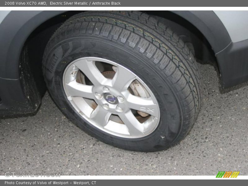 Electric Silver Metallic / Anthracite Black 2008 Volvo XC70 AWD