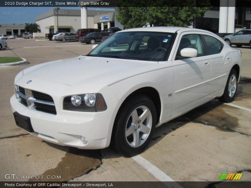 Stone White / Dark Slate Gray 2010 Dodge Charger SXT