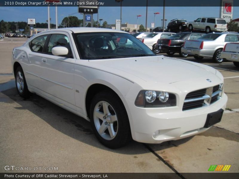 Stone White / Dark Slate Gray 2010 Dodge Charger SXT