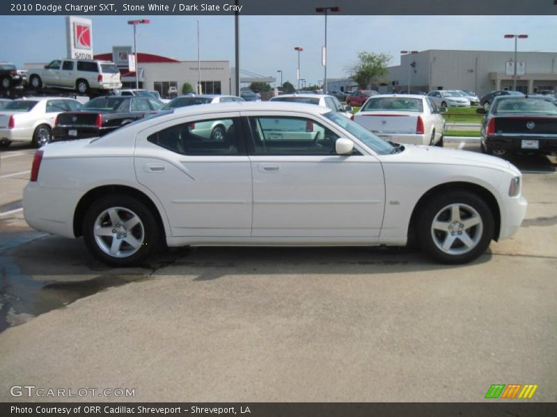 Stone White / Dark Slate Gray 2010 Dodge Charger SXT
