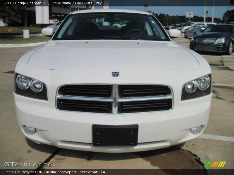 Stone White / Dark Slate Gray 2010 Dodge Charger SXT