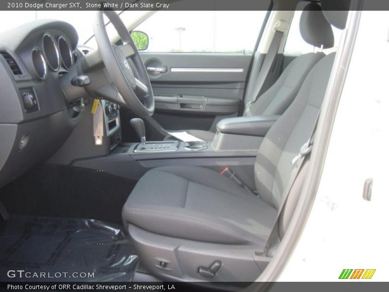 Stone White / Dark Slate Gray 2010 Dodge Charger SXT