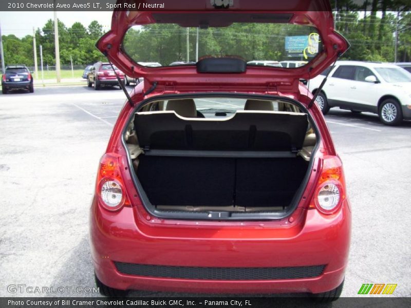 Sport Red / Neutral 2010 Chevrolet Aveo Aveo5 LT